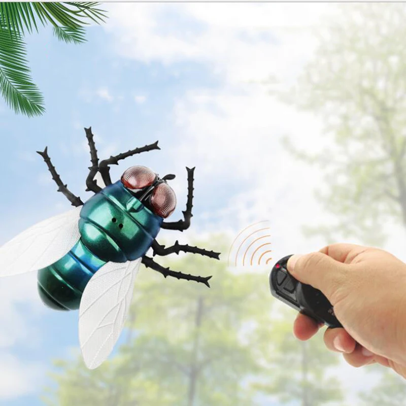 Пластиковый инфракрасный пульт дистанционного управления Rc животные летают шалость насекомые шутка страшный жук дети смешные игры Робот Игрушки дропшиппинг