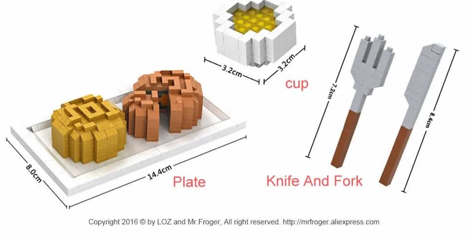 Mr. Froger LOZ гамбургер суши Mooncake вкусная еда модель Алмазный Блок СОЗДАТЕЛЬ серии пиксель строительные блоки подарок микро кирпичи
