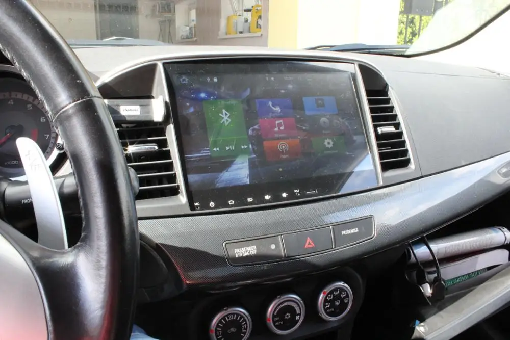 Clearance android 8.0 car GPS radio for Mitsubishi Lancer autoradio navigation head unit multimedia 4Gb+32Gb 64bit PX5 8-Core 16