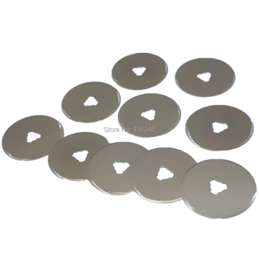 

10pc 28mm Rotary Cutters Spare Blades Cutting Fabric Leather Vinyl Paper Quilters Sewing Crafts 2.8cm Rotary Cutter Refill Blade