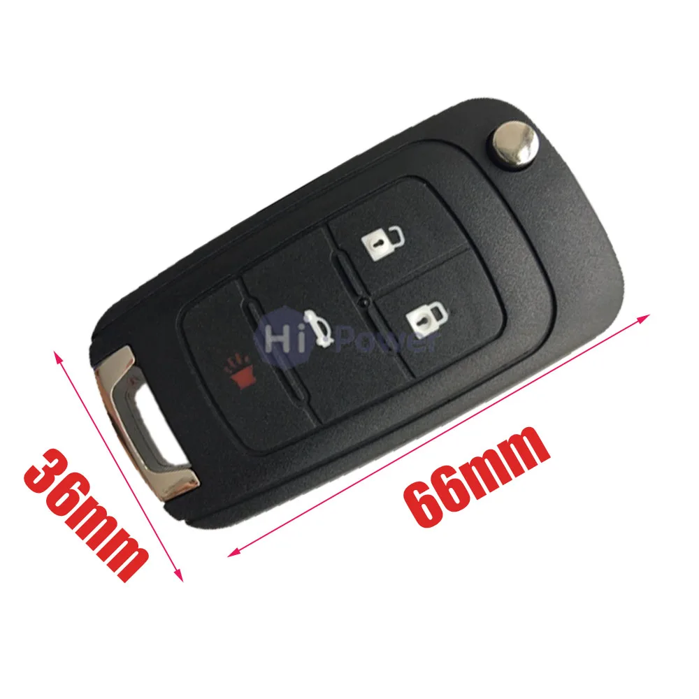 Flip Folding Remote car Key Shell For Buick opel Chevrolet Cruze Epica Lova Camaro Impala 2 3 4 5 Button HU100 Blade 10