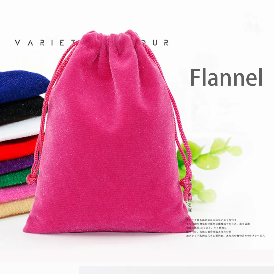 Earphone bag Flannel cloth Earbuds carrying case Headphones storage pouch Mini-protection small bag for Earphones SD cards (1)