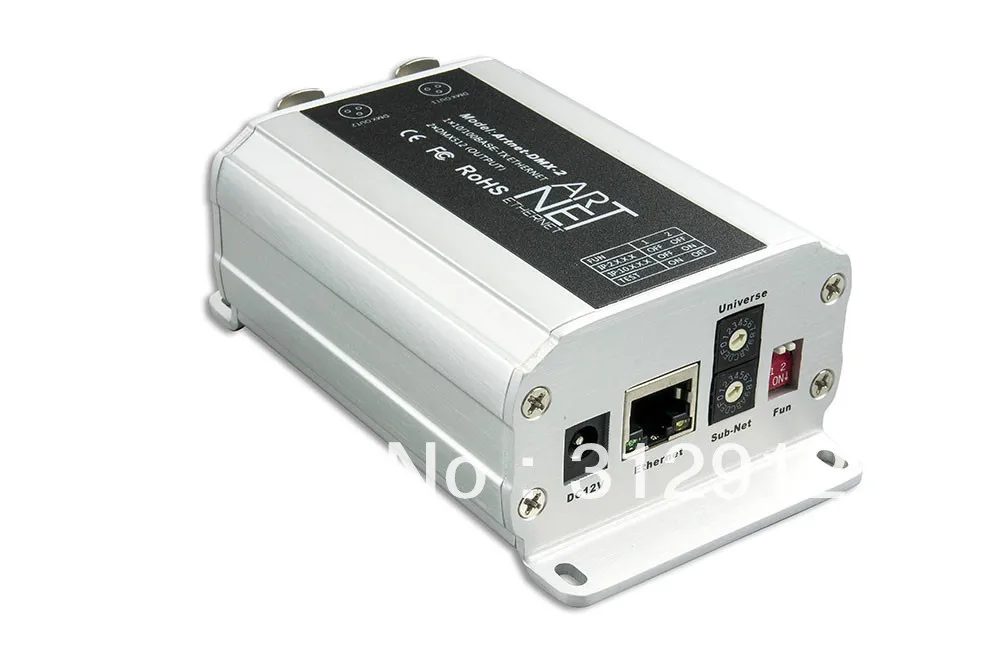 

Artnet-DMX-2; ArtNet-DMX converter;ArtNet input;DMX 1024 channels output