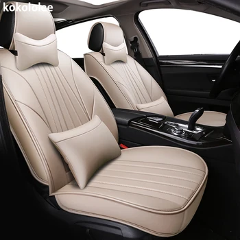 

kokololee pu leather car seat covers for nissan juke smart fortwo byd f3 mitsubishi outlander xl jeep renegade auto accessories