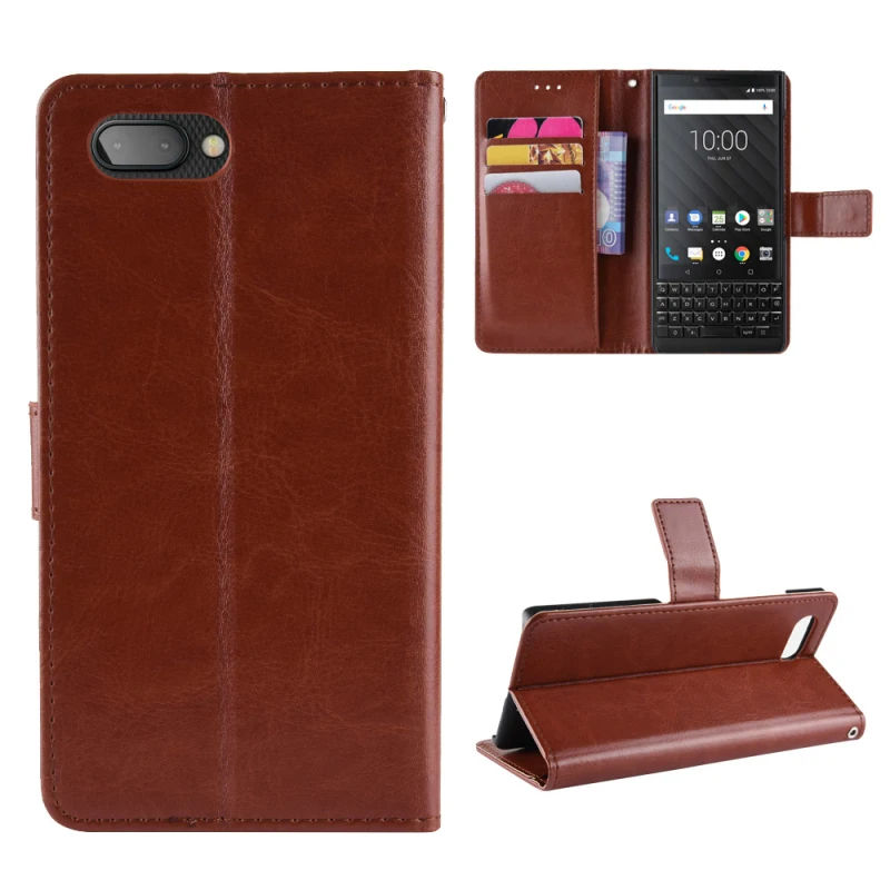 Blackberry Key 2 PU leather+TPU flip case_99
