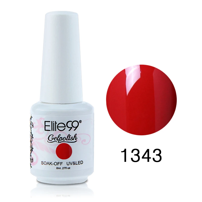 Elite99 8 мл замачиваемый Гель-лак УФ-гель для ногтей лак стойкий великолепный цвет дизайн ногтей маникюр Гель-лаки