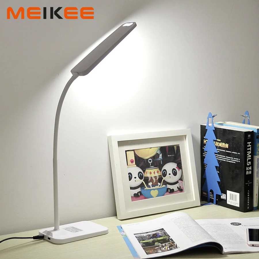 

4W Eye-Caring LED Desk Lamp Light 3 Modes Touch Control Dimmable Flexible LED Table Lamp with Stepless Dimming for Study Office