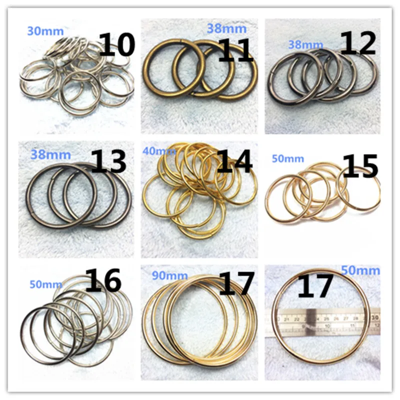 -30mm Non Welded Metal O Ring Nickel&Black Nickel Plated Backpack Collar Harness Rings Bag Parts Accessories_ (1)