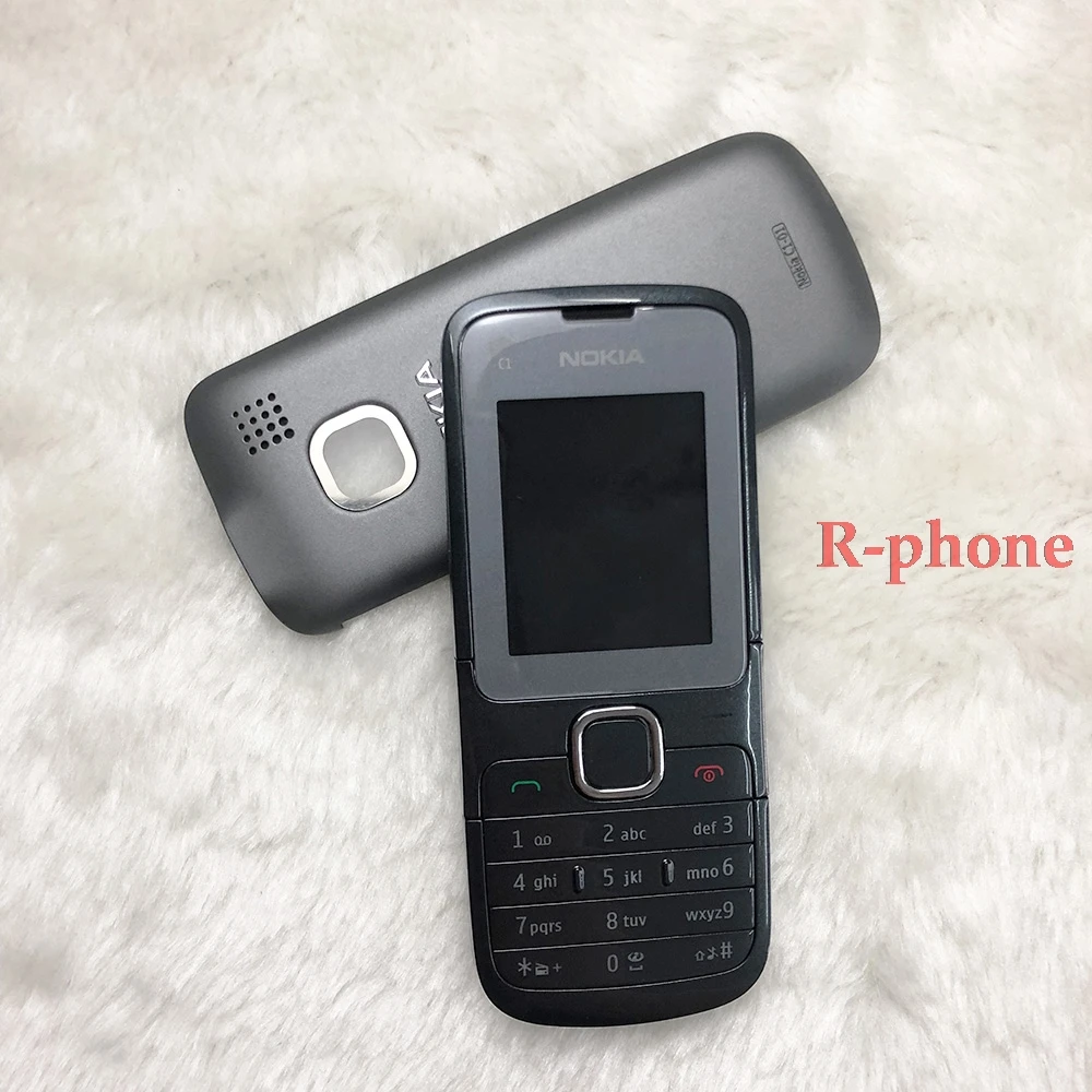 Оригинальный Восстановленный Разблокированный Мобильный телефон Nokia C1 01 2G GSM с