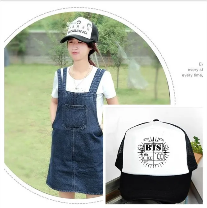 2017 special offer rushed gorras bts bulletproof cadet logo baseball
