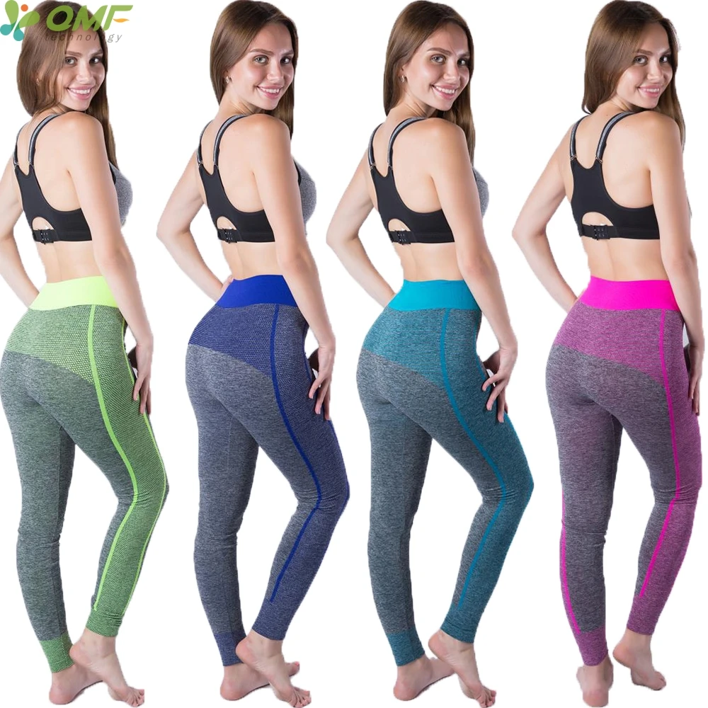 patchwork slim sports jogger pants
