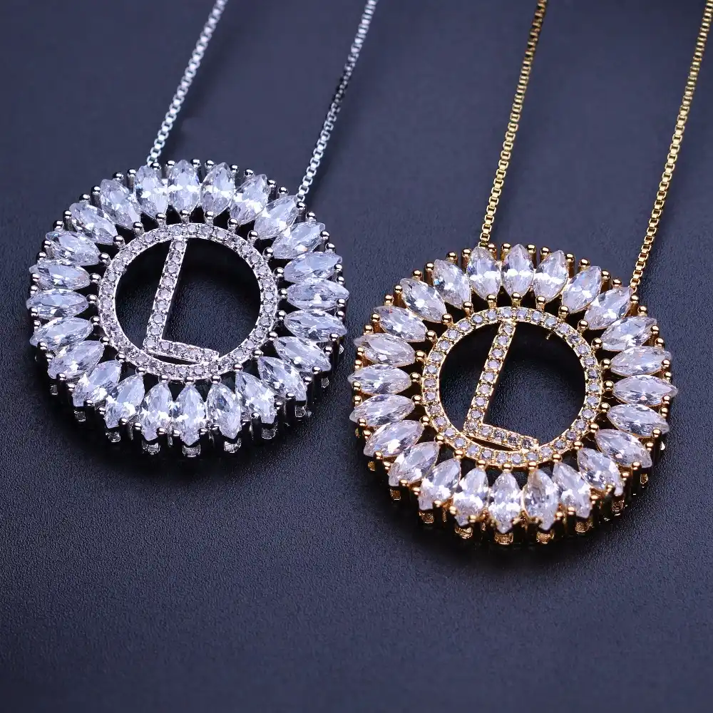 name initial pendants