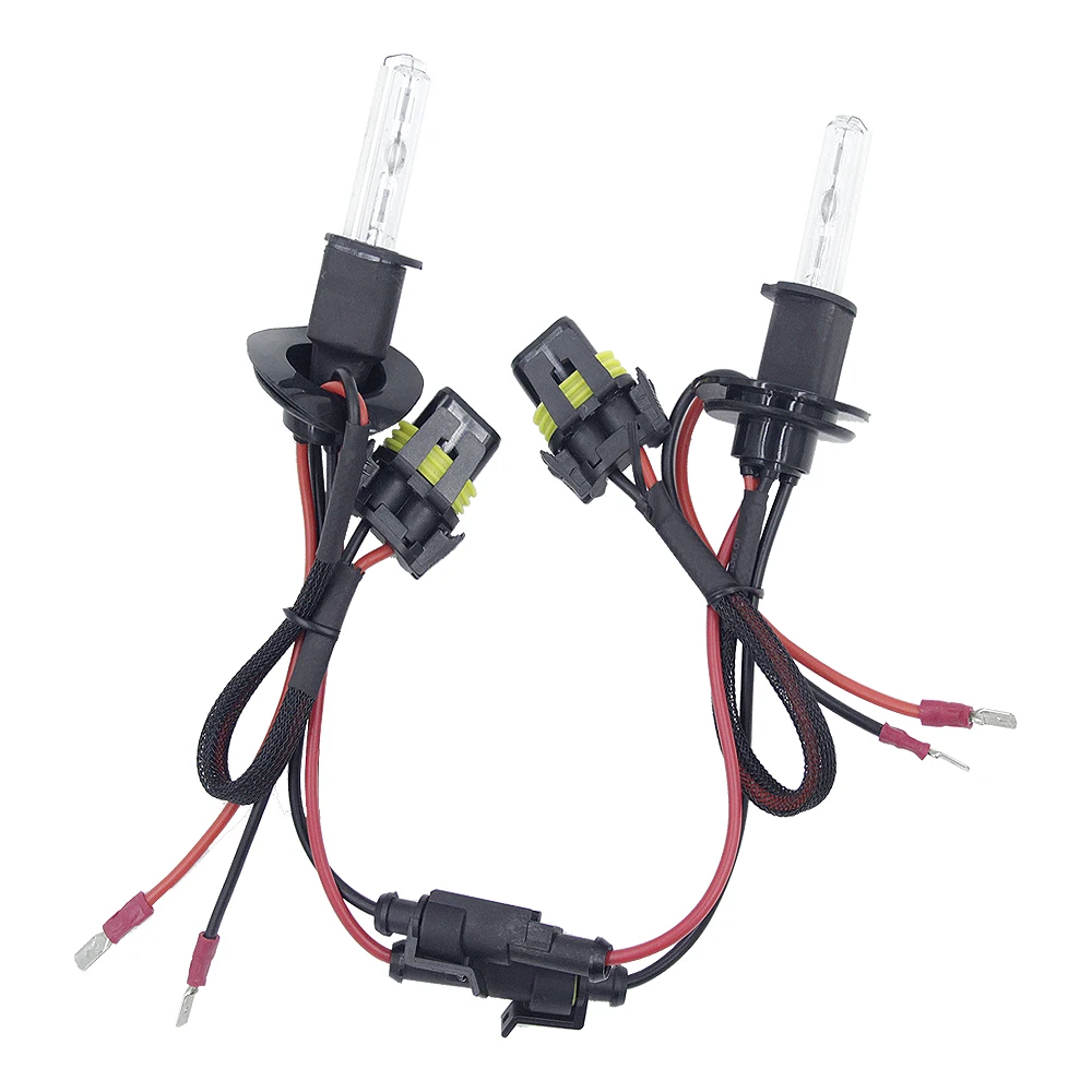2 шт 12В 55 Вт Ксеон H7 HID переделочный комплект H1 H3 H11 9005 лампы авто лампы фар 3000k 4300k 5000K 6000k 8000K 12000K