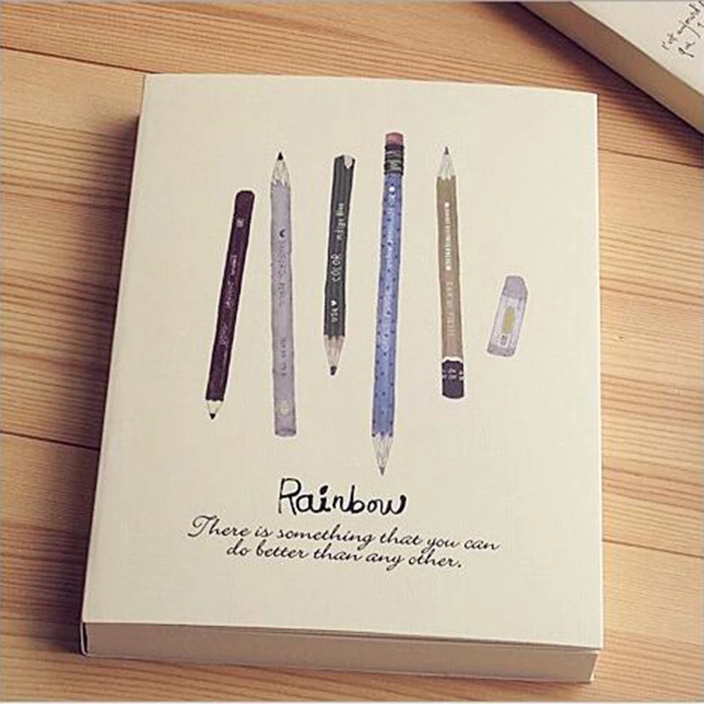 

B5 Vintage Blank Notebook Creative High-quality Student Diary Daily Painting Graffiti Sketching Book Office School Note Planner