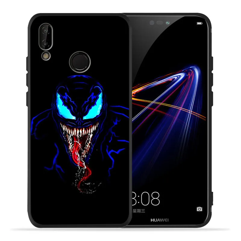 Роскошный чехол Marvel joker venom для huawei P8 P10 P20 P30 mate 10 20 Honor 8 8X 8C 9 10 Lite Plus Pro Чехол Coque Etui Funda cat