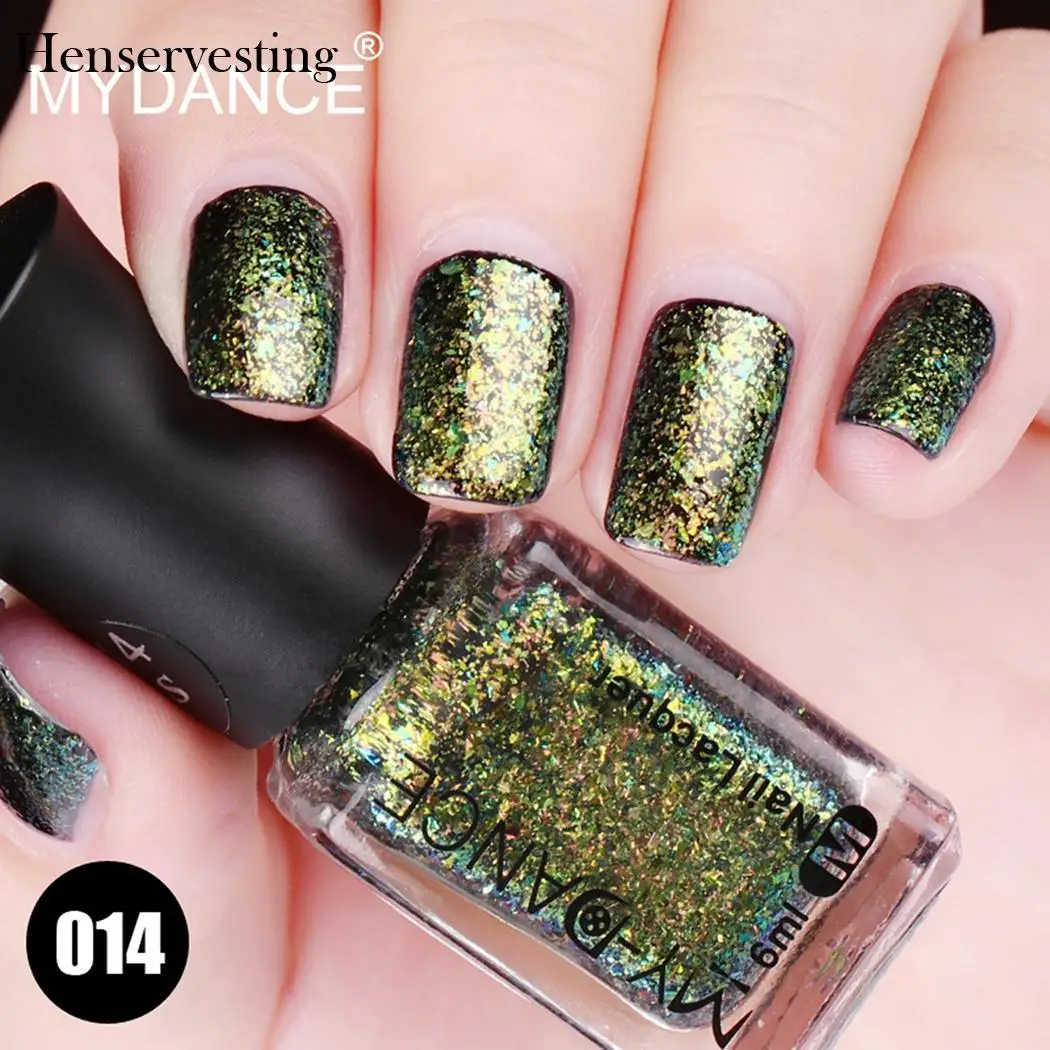 

Colors Metallic Effect Nail Polish Lacquer Quick Dry Healthy 6ml 16 Holographic