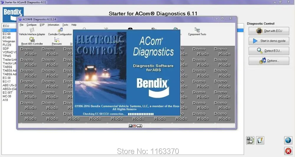 

Bendix ACom Diagnostic Software V 6.16.5.2