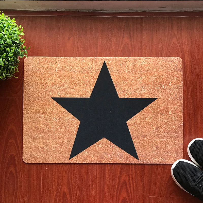 Pentagram Funny Doormat Entrance Floor Mat Indoor Outdoor Decorative