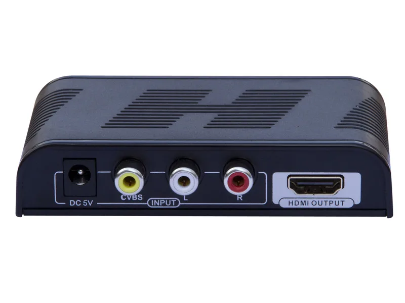 363 мини-сигнал AV к HDMI конвертер 1080 P AV к HDMI видео конвертер HDMI конвертер CVBS+ аудио(L/R) к HDMI AV конвертер адаптер