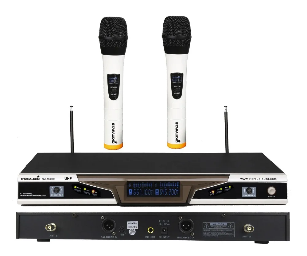 UHF 2CH HANDHELD MIC  (1)