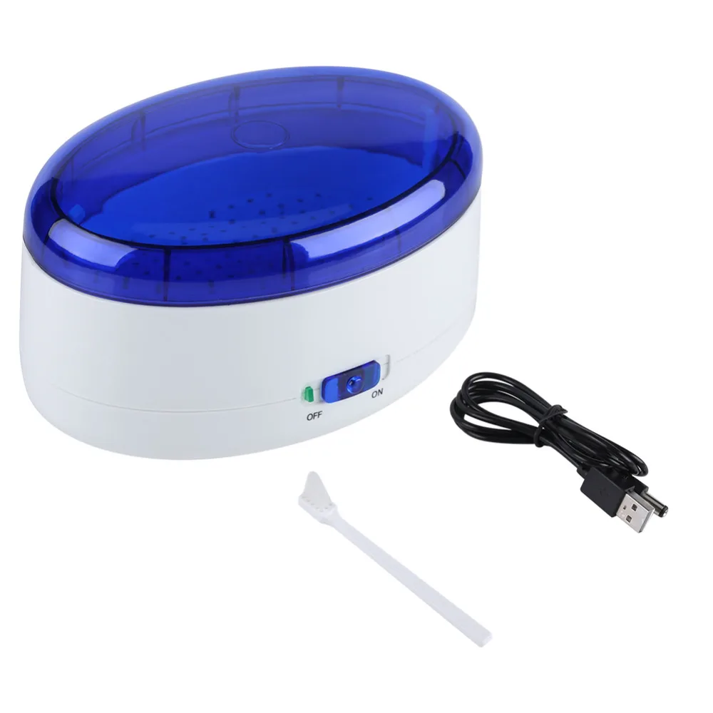 USB Mini Ultrasonic Cleaner Wave Cleaner Multi Use Cleaning System Machine Battery Operated