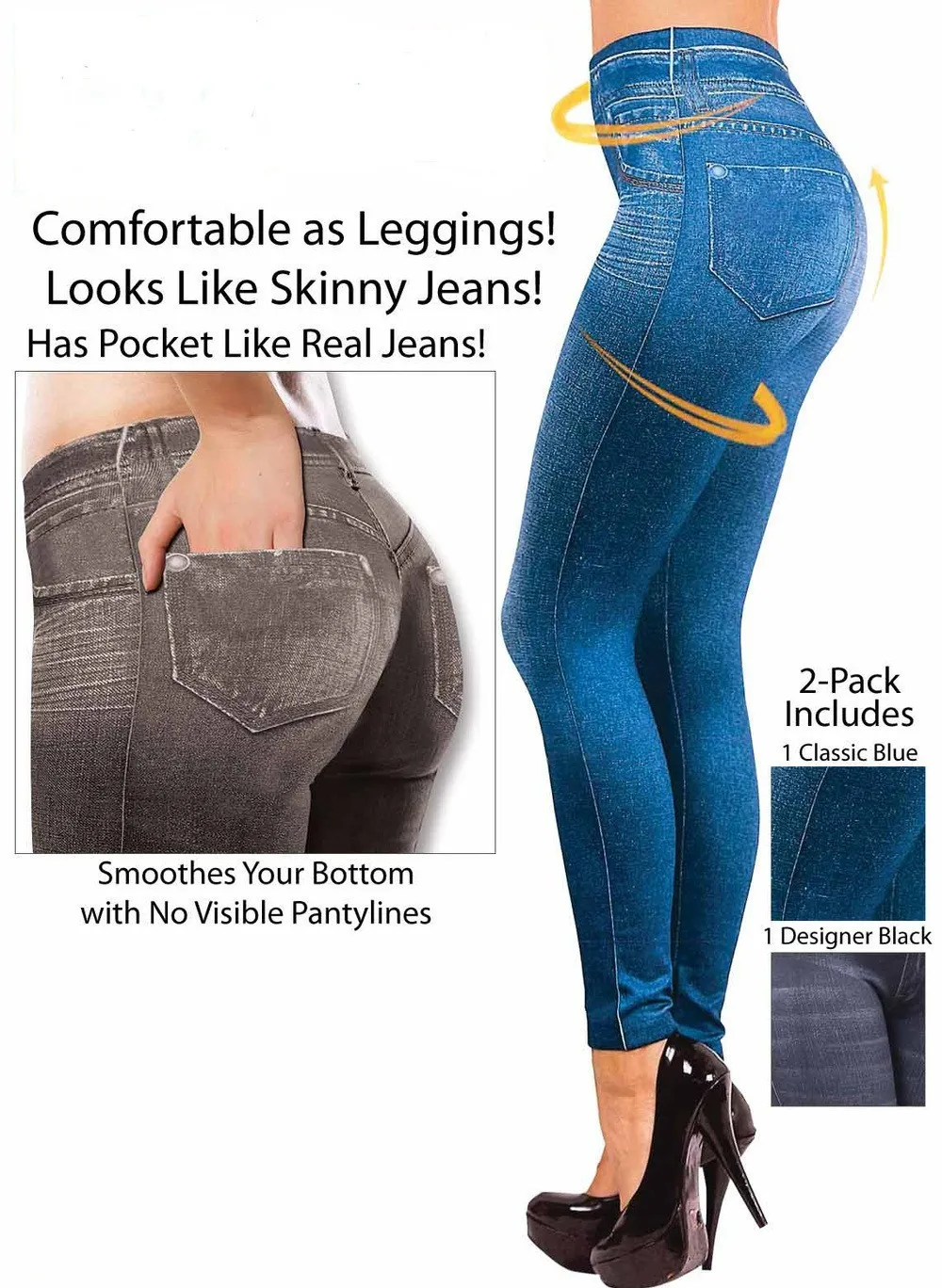 Wholesale Plus Size Seamless Legging True Pocket Jeggings Denim Leggings Seamless Fuzz Bunched