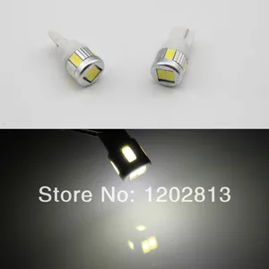 Free shipping Promoation 10PCS T10 194 Samsung chip High Power White LED Light Side/Indicator/License Bulb W5W Car Side Wedge