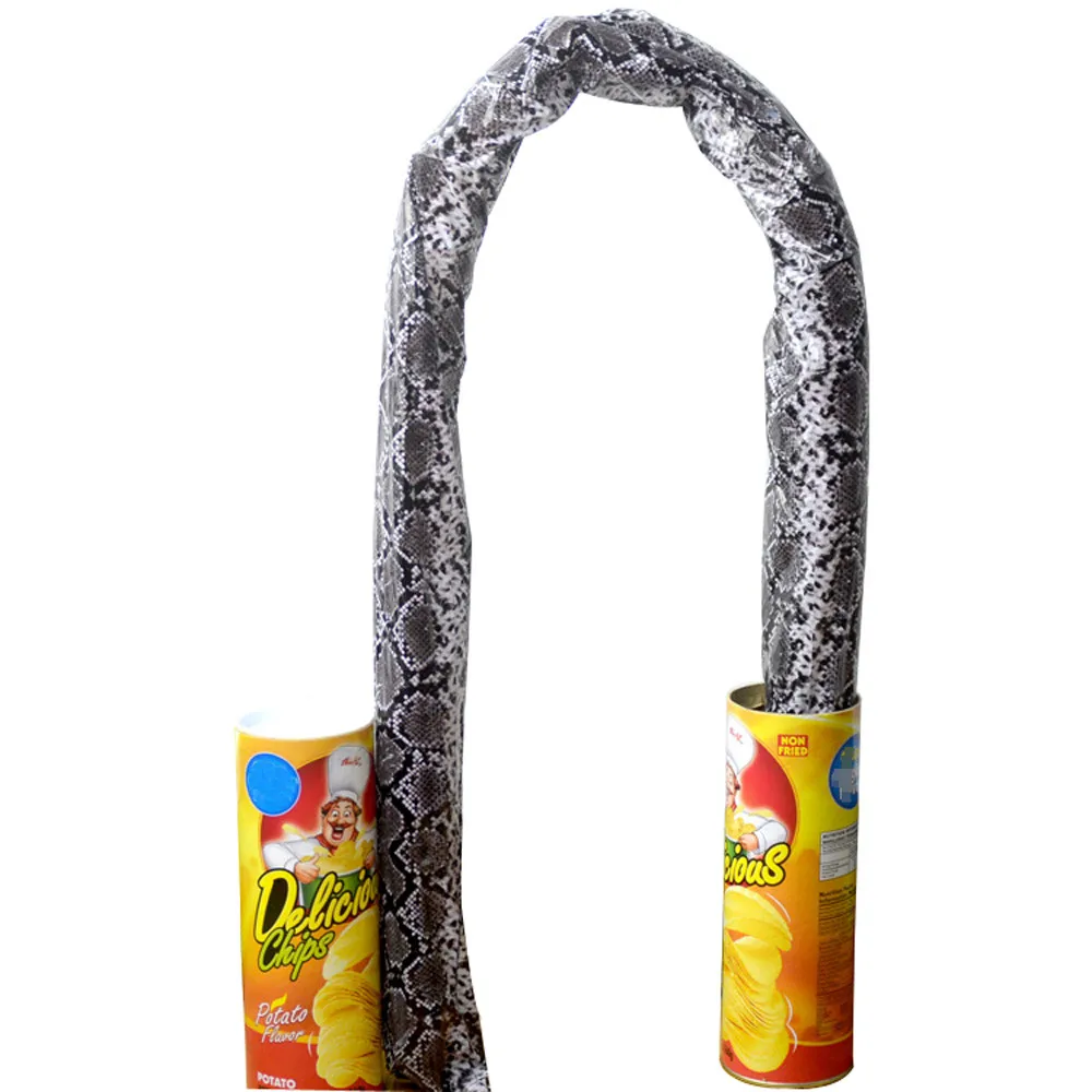 

Safety Trick Joke Halloween Magic Potato Chips Cans Snake Tricks Joke Scary Fries Play Fun Toys Funny Gift Z0304