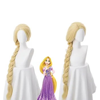 

Tangled Princess 120cm 47" Straight Blonde Super Long Cosplay Wig Rapunzel Synthetic Hair Anime Wig