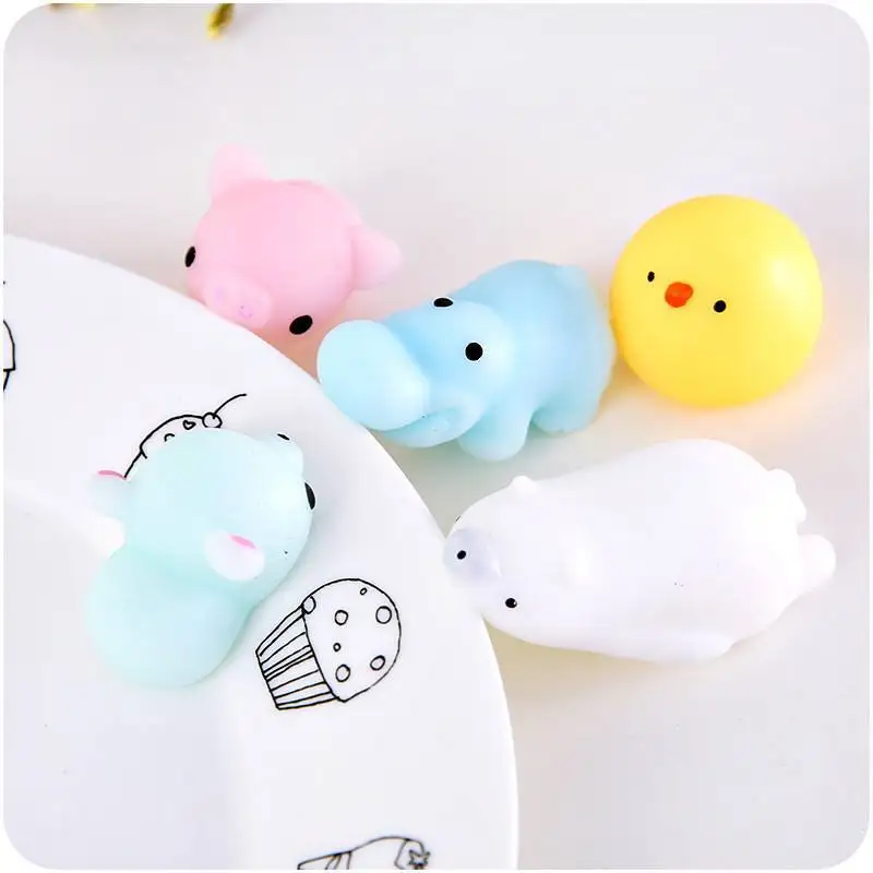 Squishy Soft Cute Cat Wipes Antistress Boot Ball Decompression Sticky Eliminate Pets Fun Stress Squishies Squeeze Friet Kit Toys