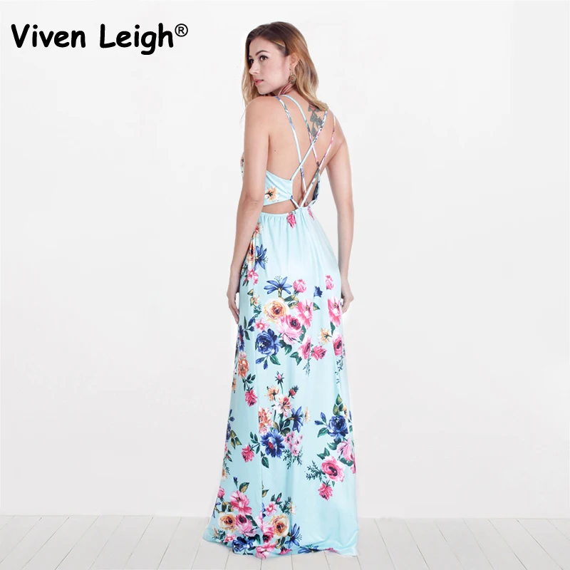 Sexy Backless Cross Sleeveless Plain Maxi Dresses – Zillalike Sexy backless cross sleeveless plain maxi dresses near zucchini