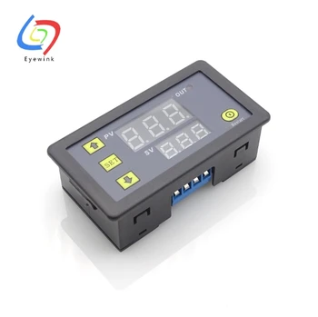 

Digital Time Relay Module Cycle Time Delay Double Display Timer Controy Multifunction 12V/10A