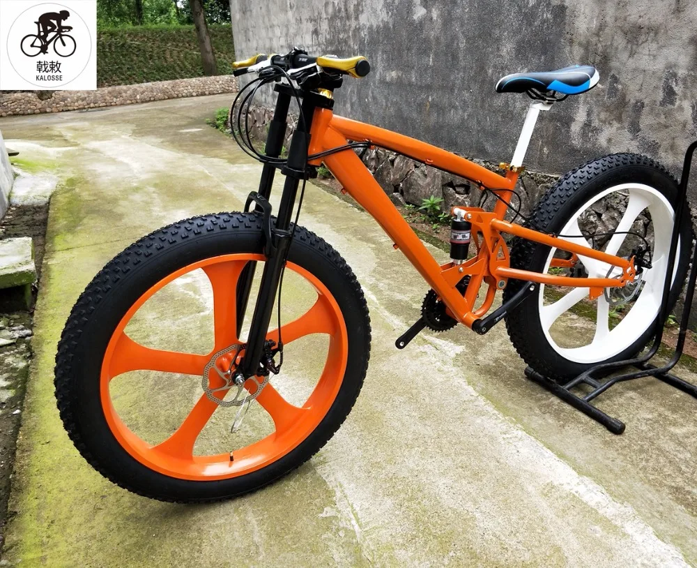 Perfect Kalosse Hydraulic brakes  190mm rear hubs  Snow bike  30 speed   mountain bike  Microshift  Groupset  26*4.0 tires  Fat bicycle 0
