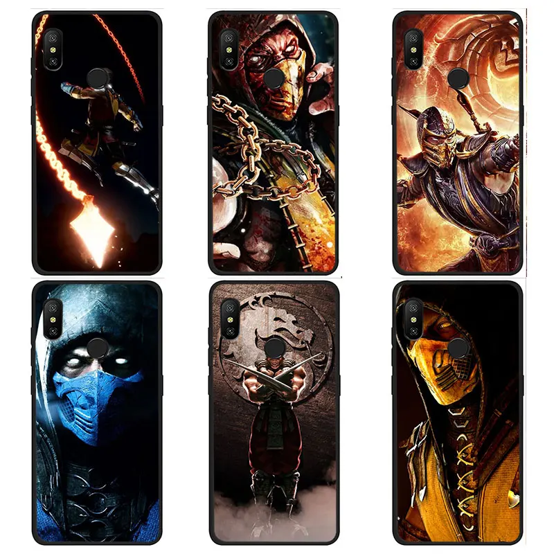 Мягкий ТПУ чехол для телефона Scorpion In Mortal Kombat Redmi 8A K20 4A 4X 5 6 5A 6A Note 7 8 Pro|Бамперы| |