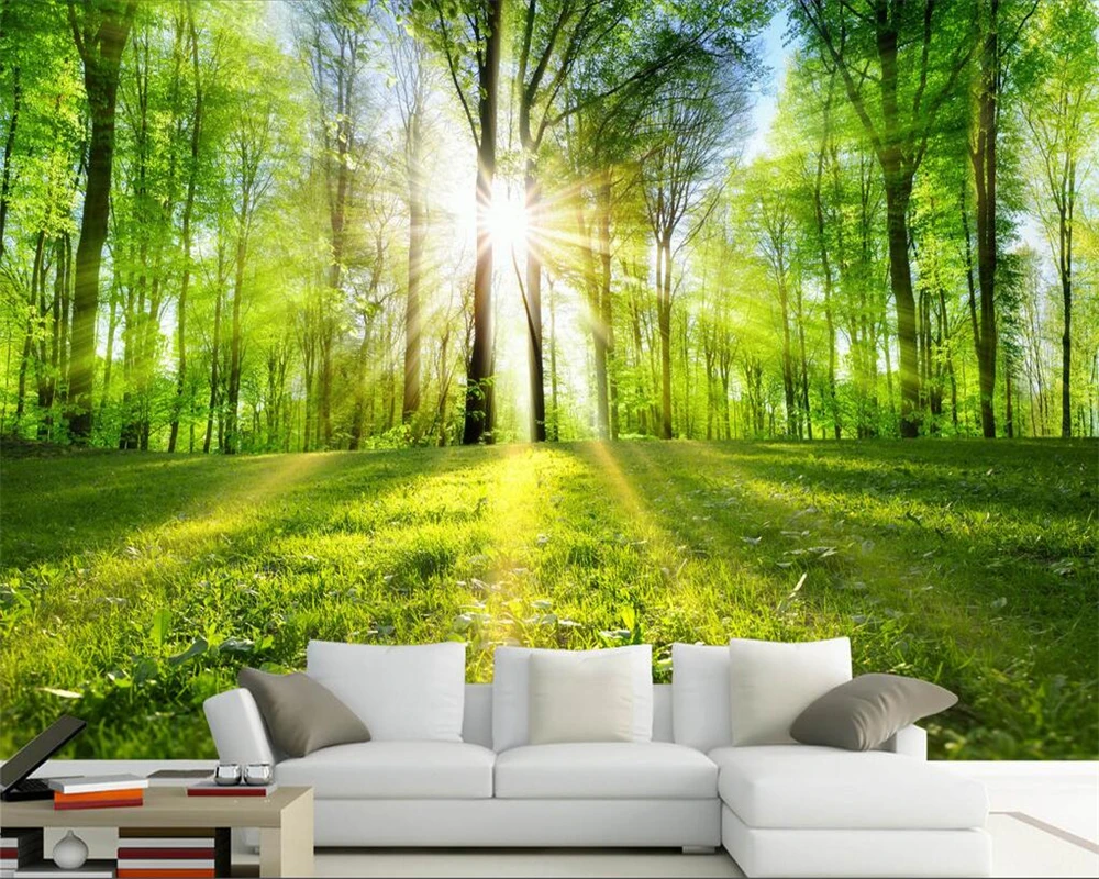 Баннеры с природой на стену дома