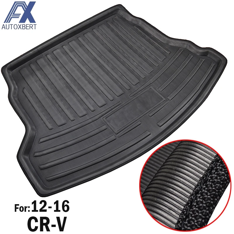 

AX For Honda CRV CR-V CR V 2012 - 2016 Rear Trunk Cargo Boot Mat Liner Luggage Tray Floor Carpet 2013 2014 2015 Accessories