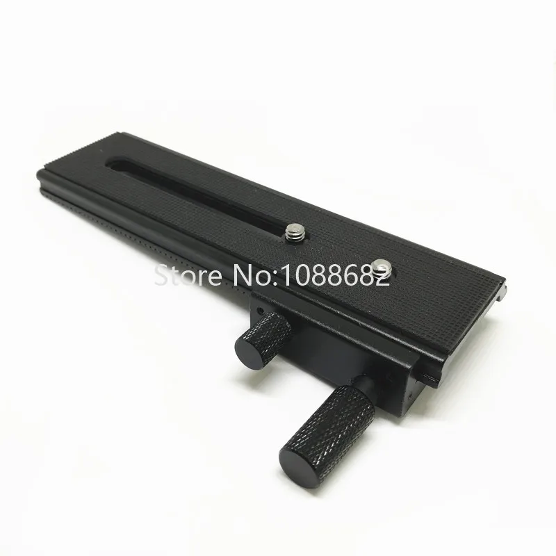 Tripod Monopods Macro 2 way Focusing Rail Slider Movable for Plate Quick Release Plate 14 Screw DSLR (3)