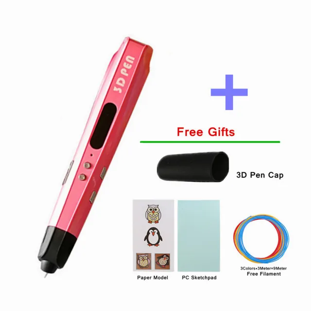 Special Price 1.75mm ABS/PLA DIY 3D Printing Pen LED Screen 3D Pens Painting Pen Can Add Filament Creative Toy Gift For Kids Design Drawing Special Price 1.75mm ABS/PLA DIY 3D Printing Pen LED Screen 3D Pens Painting Pen Can Add Filament Creative Toy Gift For Kids Design Drawing
