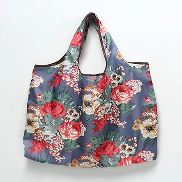 women's bags printing nylon Shoulder tote shopper bag shopping reusable ...