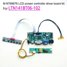 For LTN141BT06-102 laptop LCD monitor LVDS CCFL 1-lamp 1440*900 30 pins 60Hz 14.1″ M.NT68676 display controller driver board kit