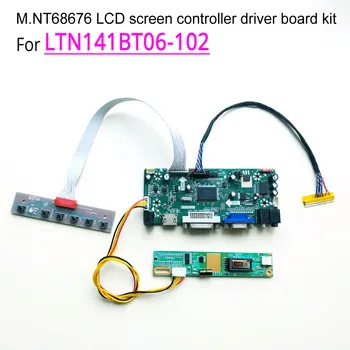 

For LTN141BT06-102 laptop LCD monitor LVDS CCFL 1-lamp 1440*900 30 pins 60Hz 14.1" M.NT68676 display controller driver board kit