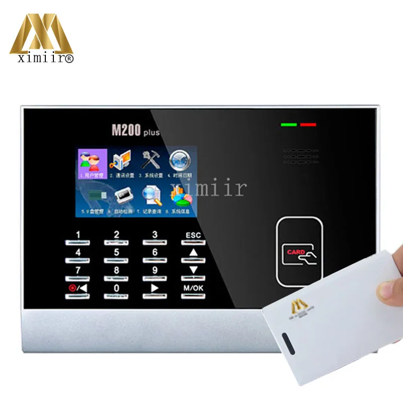 

Biometric card time attendance 13.56mhz IC card M200 smart card time attendance sytem time clock time recorder
