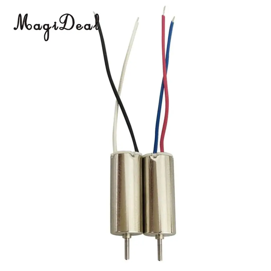 MagiDeal 2Pcs/Lot Metal CW CCW Motor Electrical Machine for SYMA X20 X20W RC Drone Quadcopter Spare Parts Accs