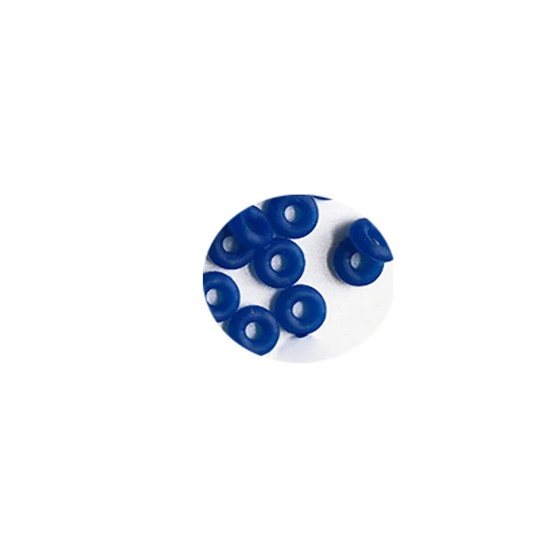 100 6x2/7x3 мм фиксированный браслет из кожаной веревки противоскользящее кольцо позиционирование силиконовый браслет для изготовления бисера разделители для ювелирных изделий Поиск - Цвет: Dark blue