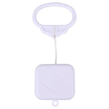 1 pcs Pull Ring Music Box White ABS Plastic Pull String Clockwork Cord Music Box Baby Kids Bed Bell Rattle Toy Birthday Gift