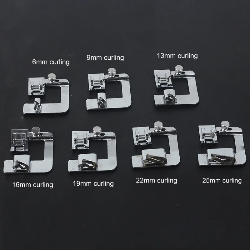 

Sew Accessories Rolled Hem Press Foot Sewing Machine Part Binder Foots Patchwork Multi Function Hemmer Foot