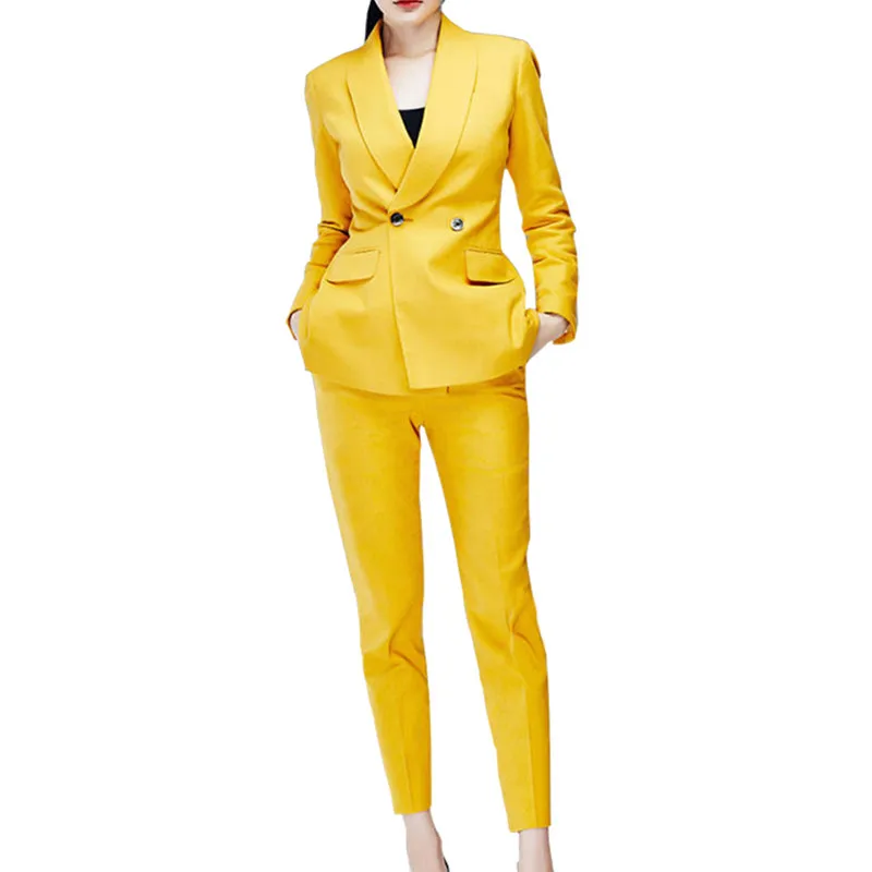 Yellow blazer and trousers Clearance