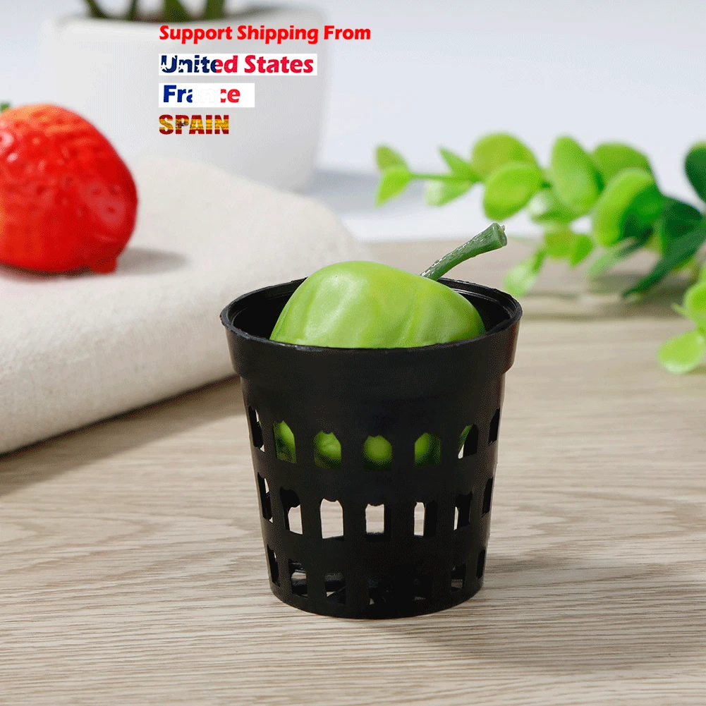 

10pcs Mesh Cup Plant Growing Basket FlowerWater Grass Planting Growing Pots aquarium decoration fish tank accessories