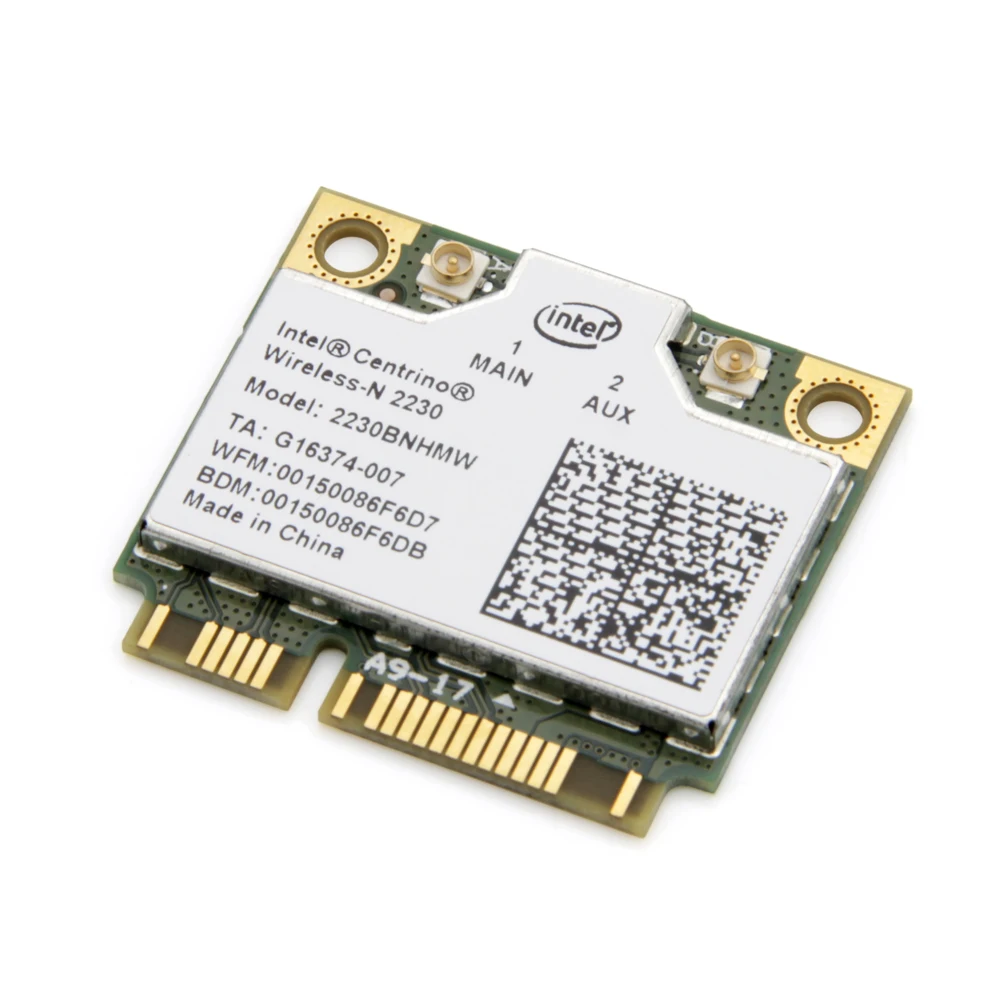 300 Мбит/с Wi Fi + BT 4 0 для Intel Centrino Wireless N 2230 2230BNHMW беспроводная Bluetooth половинная мини Pci e