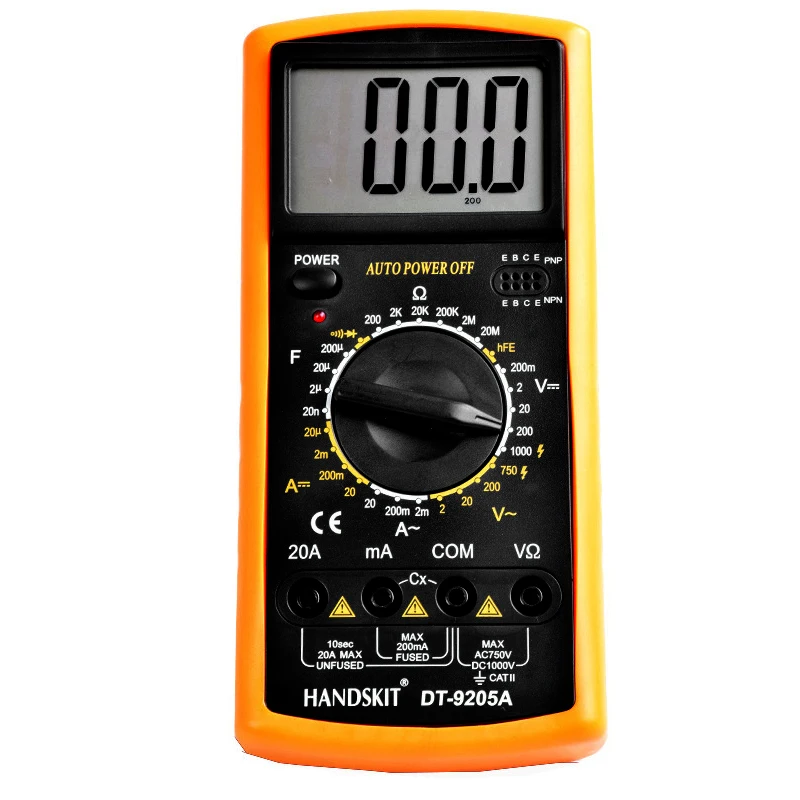

Handskit Multimeter AC /DC Digital Multimeter Professional Tester Meter Voltmeter Digital LCD Display 2000 counts Meter Tester